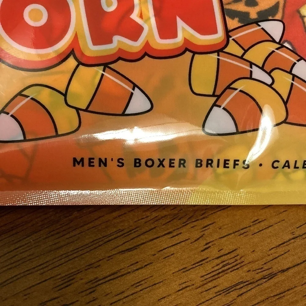 ORIGINAL CANDY CORN MEN'S BOXER BRIEFS NEW